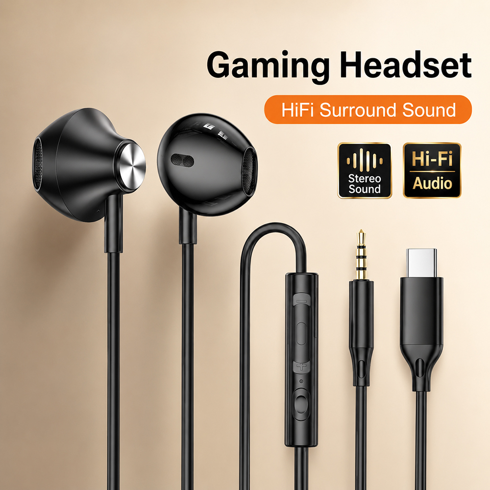 Laptop Accessories Cool - Słuchawki HiFi Surround z mocnym basem