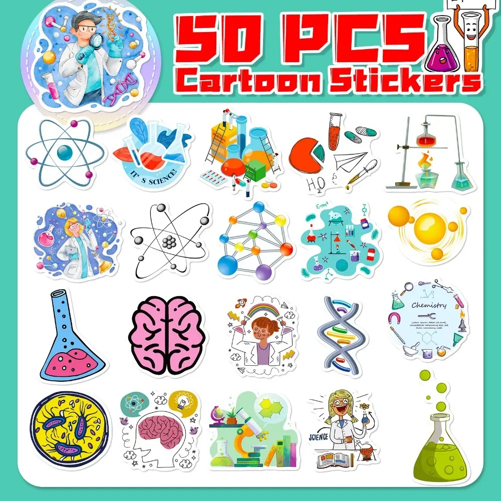 50 sztuk Cartoon Science Lab n – Laptop Accessories Kids recenzja i cena