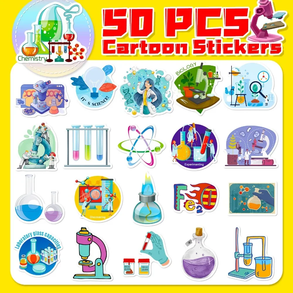 50 sztuk Cartoon Science Lab n – Laptop Accessories Kids recenzja i cena