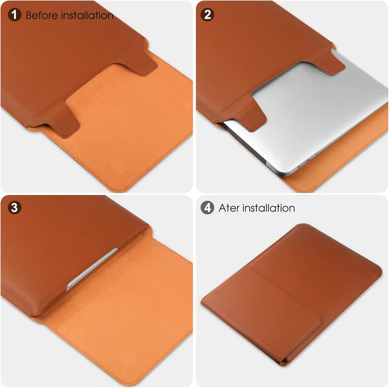 Przenośny skórzany pokrowiec n – Laptop Accessories Pouch recenzja i cena