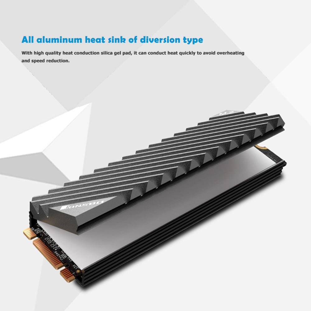 Aluminiowy radiator Jonsbo M2  – External Nvme Ssd recenzja i cena