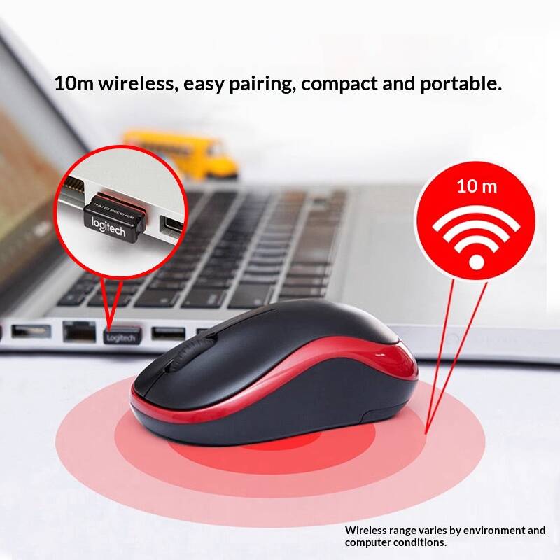 Mysz bezprzewodowa Logitech M1 – Laptop Accessories Officeworks recenzja i cena