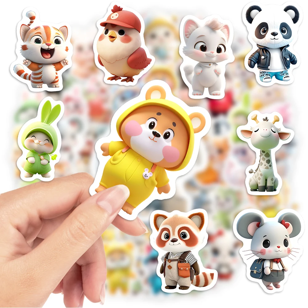 Kawaii słodkie naklejki 3D lal – Laptop Accessories Kids recenzja i cena