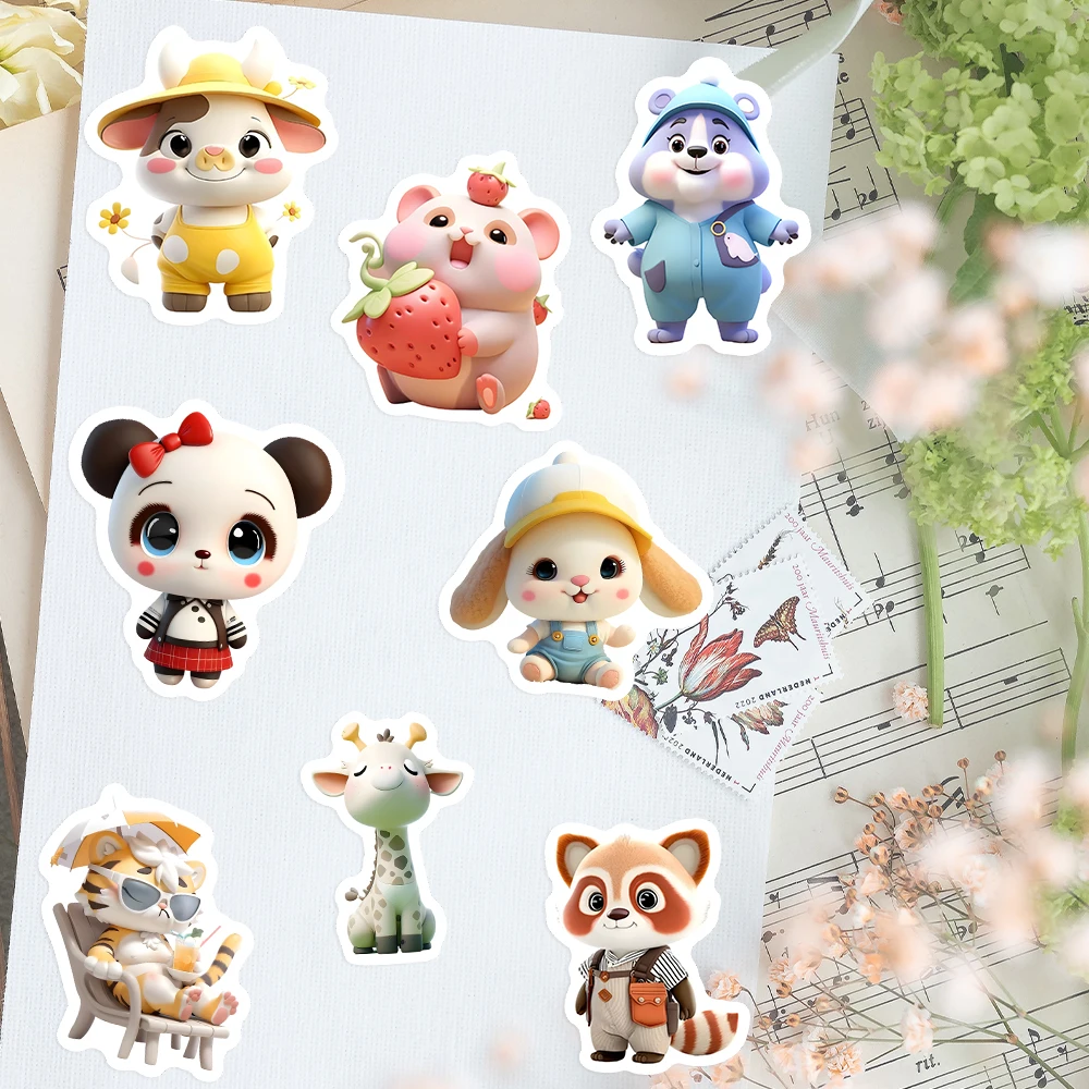 Kawaii słodkie naklejki 3D lal – Laptop Accessories Kids recenzja i cena