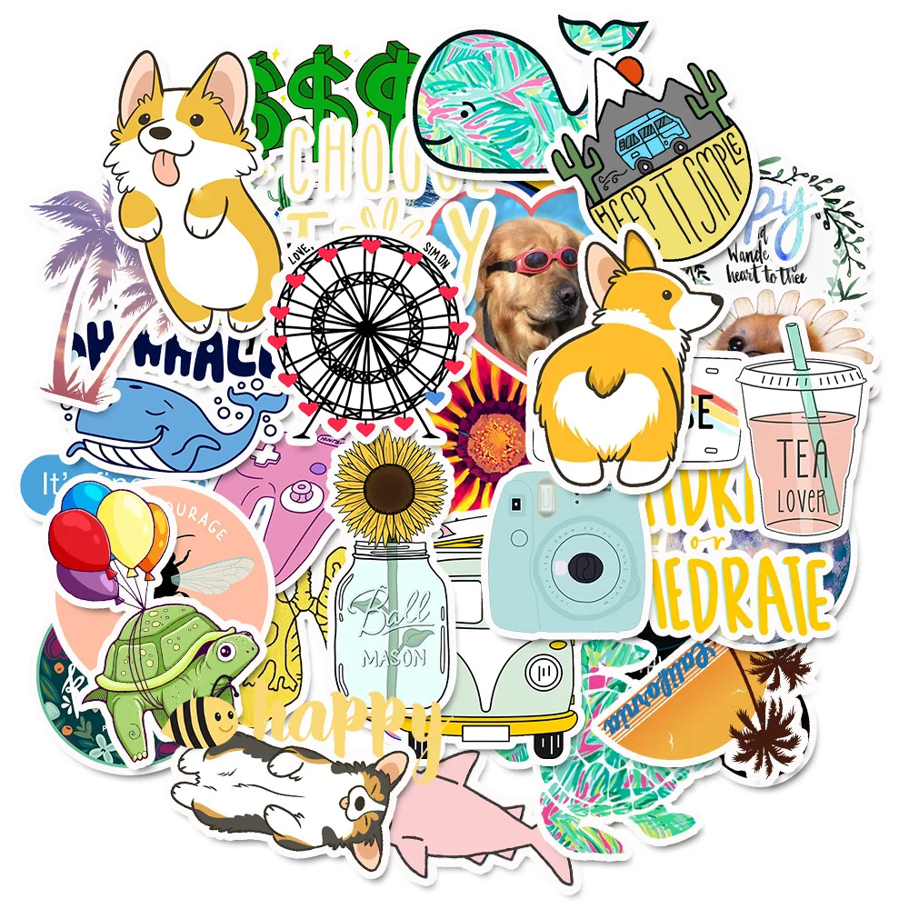 50 sztuk/paczka Cute Cartoon V – Laptop Accessories Kids recenzja i cena