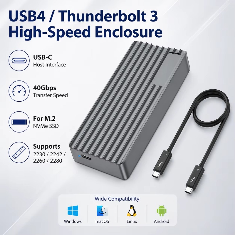Obudowa TBT3/USB4 M.2 NVMe SSD – External Nvme Ssd recenzja i cena
