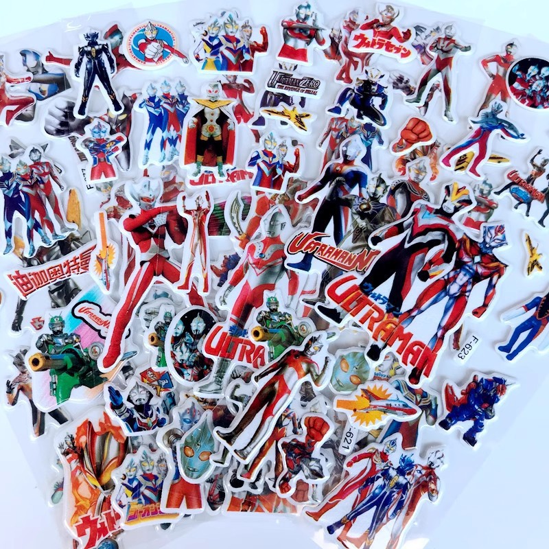 10 szt. Naklejki 3D z Ultraman – Laptop Accessories Kids recenzja i cena