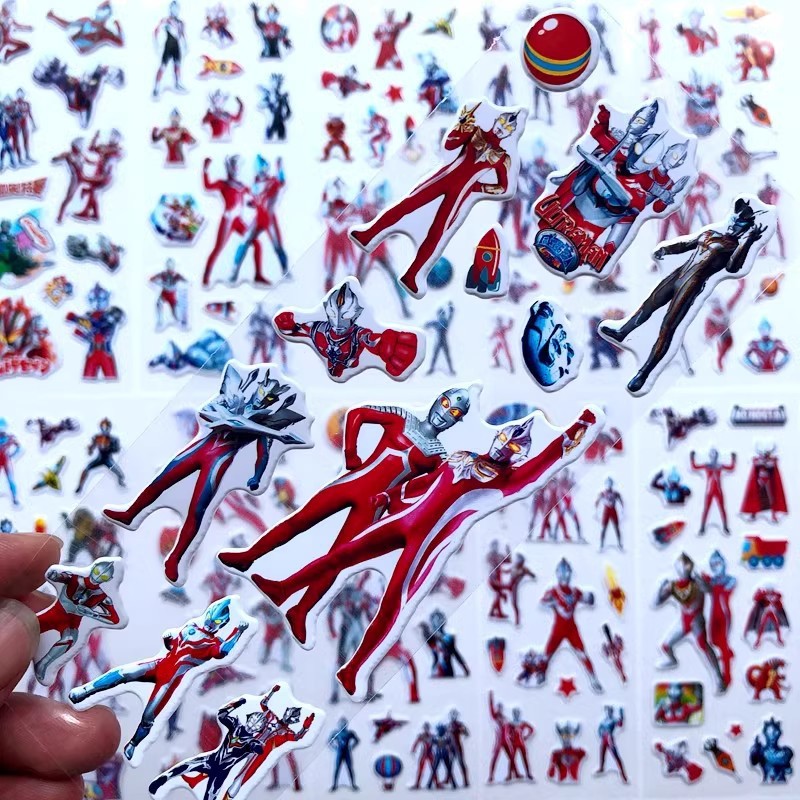 10 szt. Naklejki 3D z Ultraman – Laptop Accessories Kids recenzja i cena