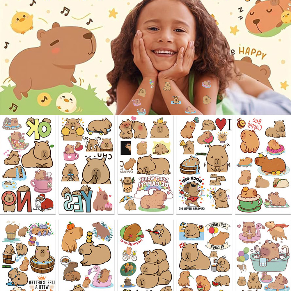 10 szt. Urocze naklejki tatuaż – Laptop Accessories Kids recenzja i cena